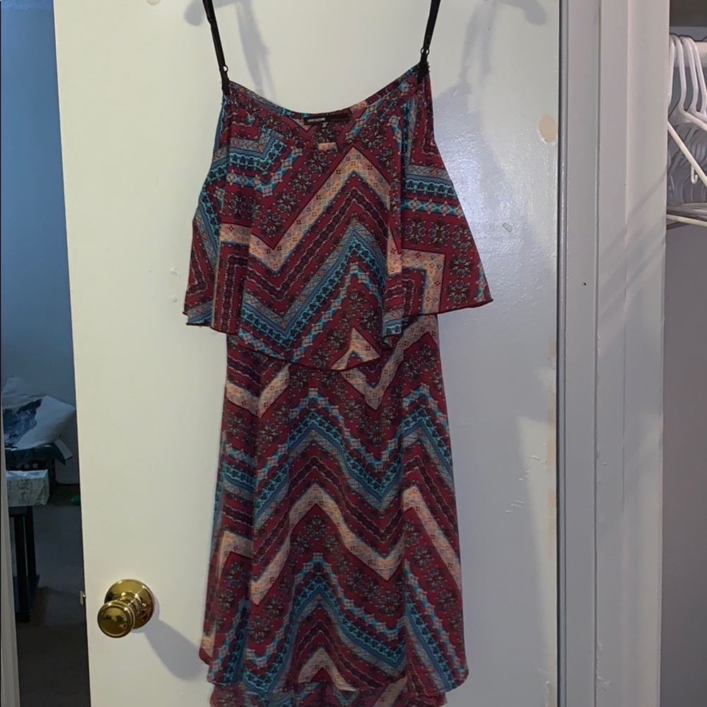 Love culture tribal design dress. Open back. M.